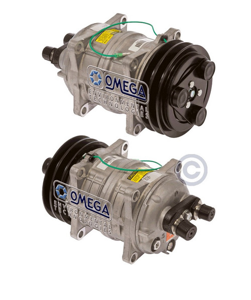 Seltec Compressor Model TM-15HS 24V with 135mm Clutch and Horizontal O-Ring Fitting - 20-45017 by Omega