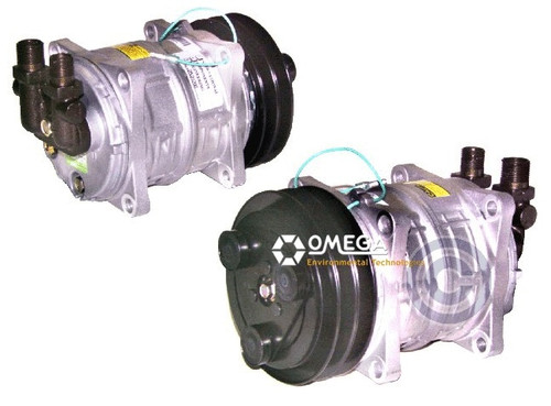 Seltec Compressor Model TM-13HS 24V with 135mm Clutch and Vertical O-Ring Fitting - 20-44071 by Omega