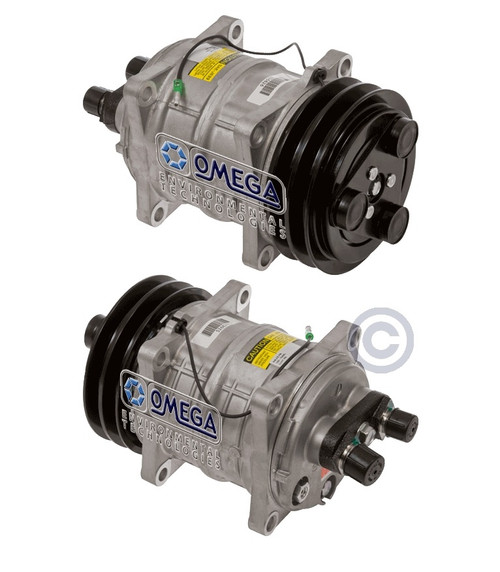 Seltec Compressor Model TM-13HS 12V with 135mm Clutch and Horizontal O-Ring Fitting - 20-10251 by Omega