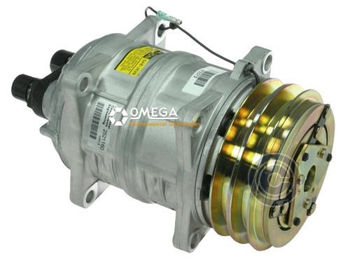 Seltec Compressor Model TM-15HS 12V with 125mm Clutch and Horizontal O-Ring Fitting - 20-45036 by Omega