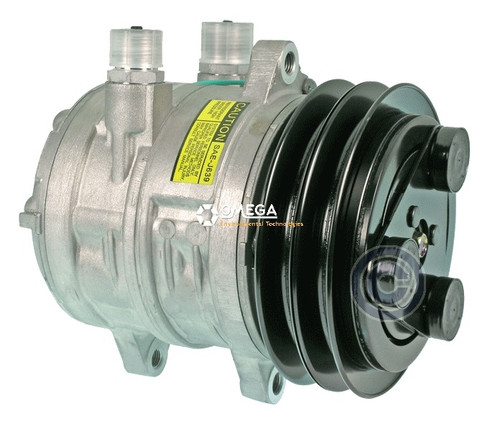 Seltec Compressor Model TM-08HS 24V with 135mm Clutch and Vertical O-Ring Fitting - 20-42085 by Omega