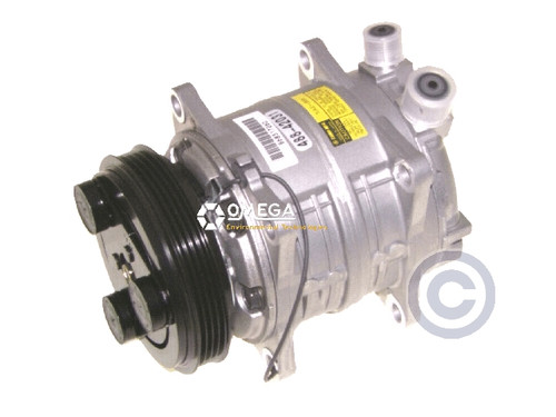 Seltec Compressor Model TM-08HS 12V with 123mm Clutch and Vertical O-Ring Fitting - 20-42031 by Omega