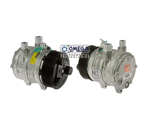 Seltec Compressor Model TM-08HS 24V with 120mm Clutch and Vertical O-Ring Fitting - 20-52322 by Omega