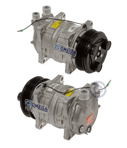 Seltec Compressor Model TM-15HS 12V with 123mm Clutch and Vertical O-Ring Fitting - 20-10257 by Omega