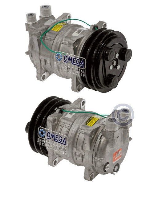Seltec Compressor Model TM-15HS 24V with 135mm Clutch and Vertical O-Ring Fitting - 20-45056 by Omega