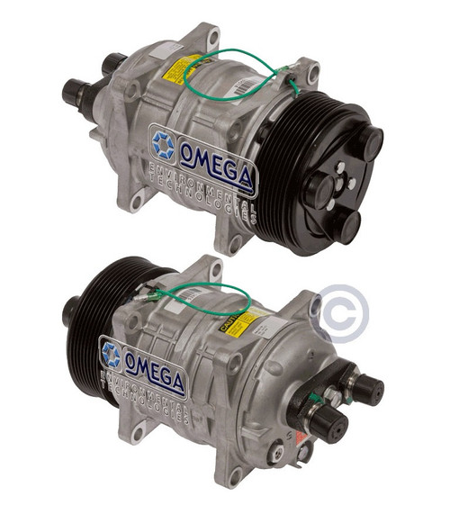 Seltec Compressor Model TM-15HS 24V with 123mm Clutch and Horizontal O-Ring Fitting - 20-45123 by Omega