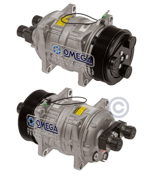 Seltec Compressor Model TM-15HS 12V with 123mm Clutch and HTO Fitting - 20-10262 by Omega