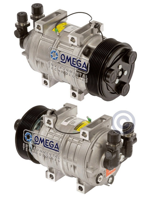 Seltec Compressor Model TM-15HS 12V with 123mm Clutch and Vertical O-Ring Fitting - 20-45082 by Omega