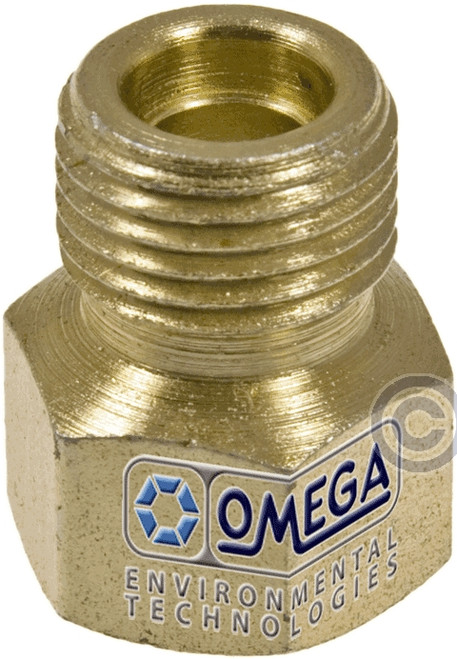 Omega Steel Straight Adapter O-Ring 6 x 6 - 35-18331