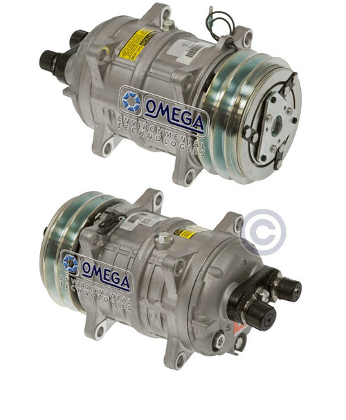 Seltec Compressor Model TM-16HS 12V with 125mm Clutch and Horizontal O-Ring Fitting - 20-46036 by Omega