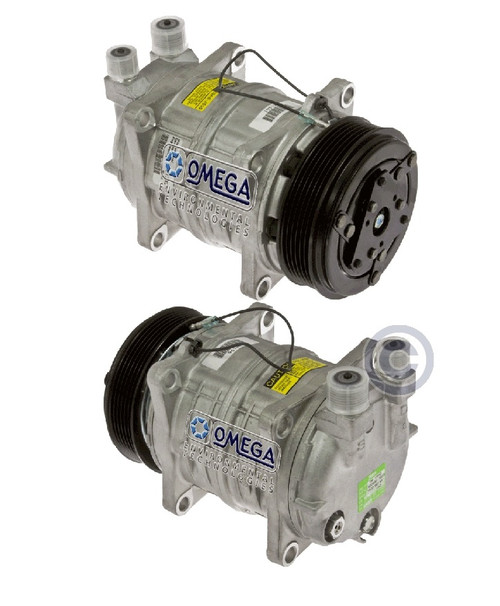 Seltec Compressor Model TM-15HS 12V with 123mm Clutch and Vertical O-Ring Fitting - 20-45347 by Omega
