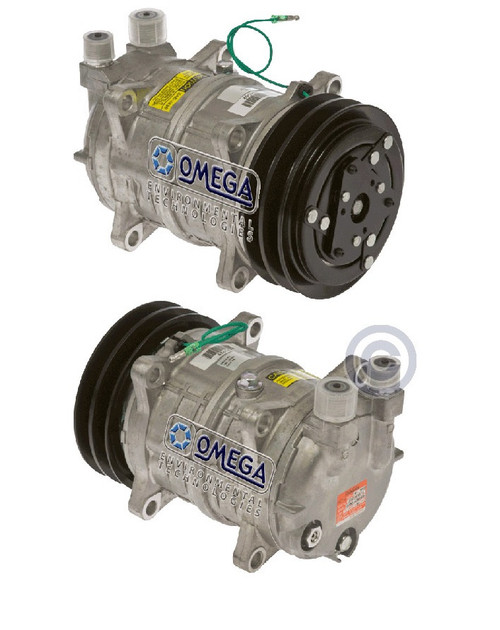 Seltec Compressor Model TM-16HS 24V with 125mm Clutch and Vertical O-Ring Fitting - 20-46356 by Omega