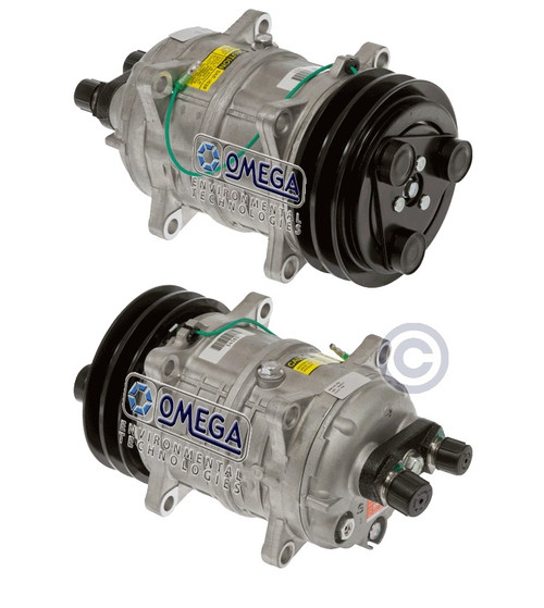 Seltec Compressor Model TM-16HS 24V with 135mm Clutch and Horizontal O-Ring Fitting - 20-46017 by Omega