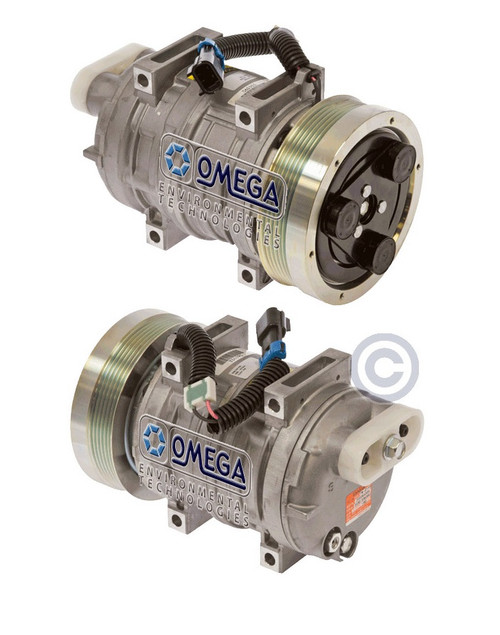 Seltec Compressor Model TM-21HX 12V with 141mm Clutch and Horizontal O-Ring Fitting - 20-67256 by Omega