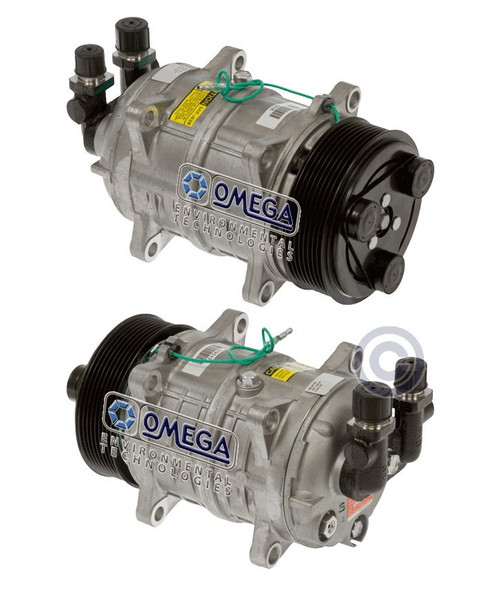 Seltec Compressor Model TM-16HS 24V with 120mm Clutch and Vertical O-Ring Fitting - 20-46125 by Omega