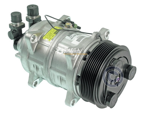 Seltec Compressor Model TM-16HS 12V with 119mm Clutch and Vertical O-Ring Fitting - 20-46134 by Omega