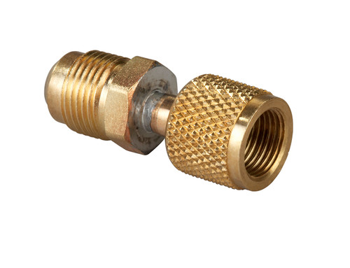 Yellow Jacket Straight 3/8 in. Female Quick Coupler x 1/2 in. Male Flare - 19114