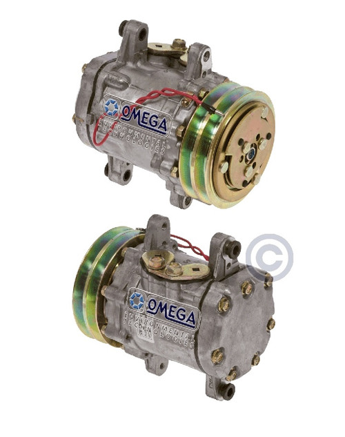 Sanden Compressor Model SD7B10 12V with 115mm Clutch Diameter and Pad Fitting - 20-10072-AM by Omega