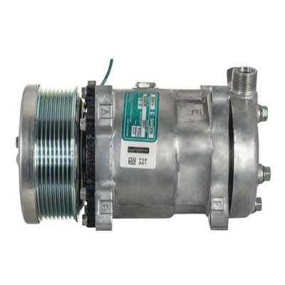 Sanden Compressor Model SD5H14 24V with 119mm Clutch Diameter and Vertical O-Ring Fitting Fitting - 20-06697 by Omega