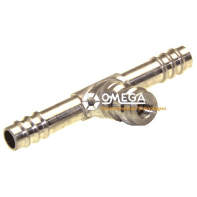 Omega No. 8 Splicer Aluminum Fitting with R134A Port - 35-11966-3
