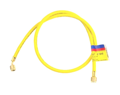 Yellow Jacket HAV-18 Plus II 1/4 in. Yellow Charging Hose 18 in. with Double Barrier Protection and HAV Standard Fitting - 21018