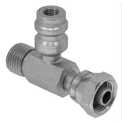 Omega Straight Universal Inline Aluminum Fitting 1/2 in. - 35-16302