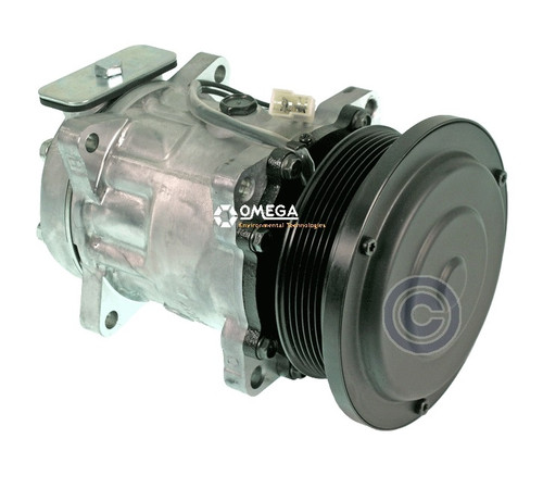 Sanden Compressor Model SD7H15 12V with 125mm Clutch Diameter and Pad Fitting - 20-11236 by Omega