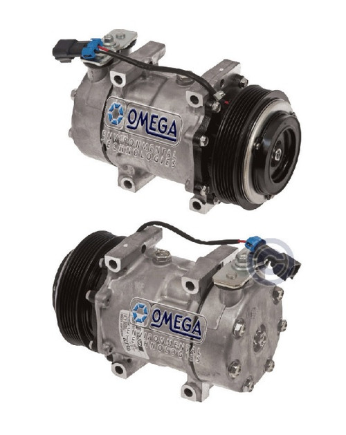 Sanden Compressor Model SD7H15 12V with 125mm Clutch Diameter and Pad Fitting - 20-04079 by Omega