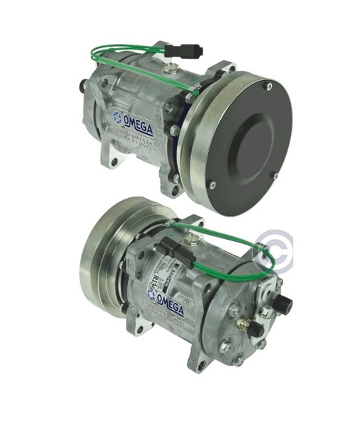 Sanden Compressor Model SD7H15 24V with 152mm Clutch Diameter and Pad Fitting - 20-04479 by Omega