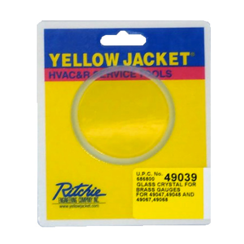 Yellow Jacket Glass Crystal for Brass Gauge - 49039