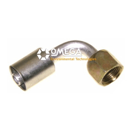 Omega 90 Deg. Aluminum Beadlock Fitting No. 10 Female Flare - 35-B1123