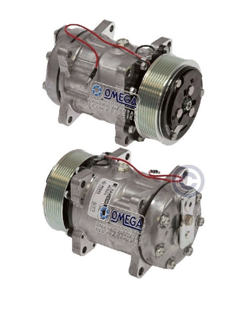 Sanden Compressor Model SD7H15 12V with 119mm Clutch Diameter and Pad Fitting - 20-09980 by Omega
