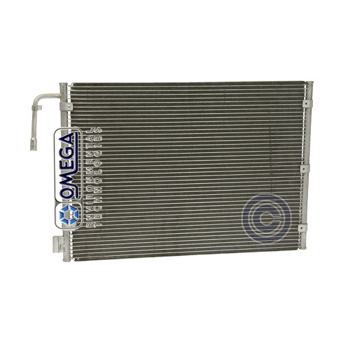 Omega Parallel Flow Condenser 17 in. Height x 25.625 in. Width for 98-02 Dodge Ram PU Gas Engine - 24-31130