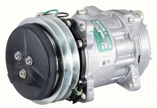 Sanden Compressor Model SD7H15 24V with 132mm Clutch Diameter and Pad Fitting - 20-18003-AM by Omega