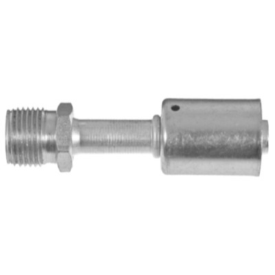 Omega Straight Aluminum Beadlock Fitting No. 6 Male Insert O-Ring - 35-B1801