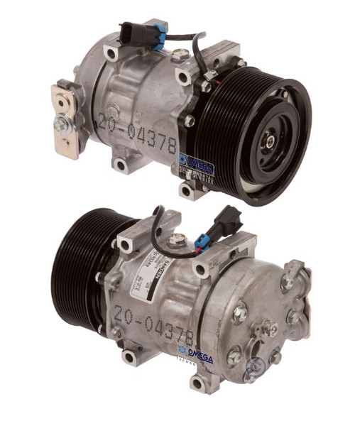 Sanden Compressor Model SD7H15SHD 12V with 126mm Clutch Diameter and Pad Fitting - 20-04378 by Omega