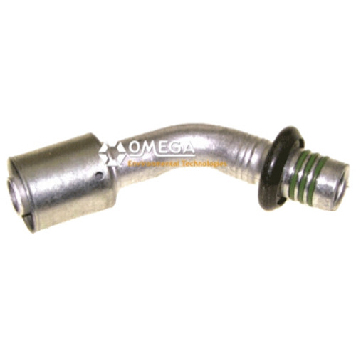 Omega 45 Deg. Aluminum Fitting No. 12 Male Springlock - 35-B4314