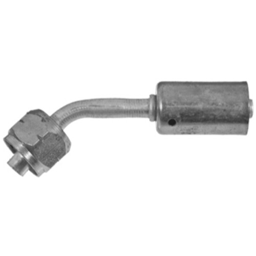 Omega 45 Deg. Aluminum Metric Fitting M22 x No. 10 Beadlock - 35-B9316