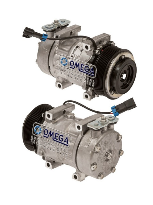 Sanden Compressor Model SD7H15SHD 12V with 123mm Clutch Diameter and Pad Fitting - 20-04398 by Omega