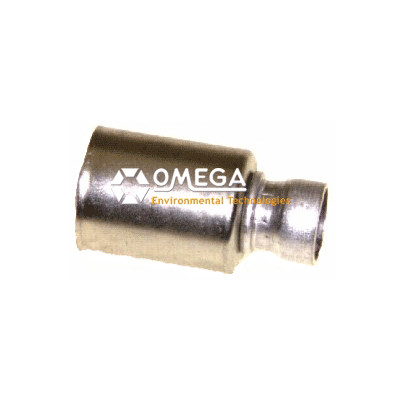Omega Weld On Straight Aluminum Fitting No. 10 x No. 10 - 35-B6603-A