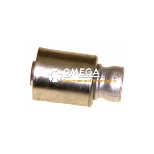 Omega Weld On Straight Aluminum Fitting No. 12 x No. 12 - 35-B6604-A