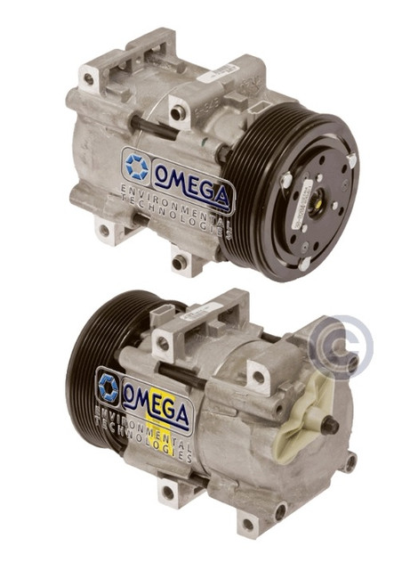 Ford Compressor Model FS10 12V with 119mm Clutch Diameter and Pad Fitting - 20-10988 by Omega