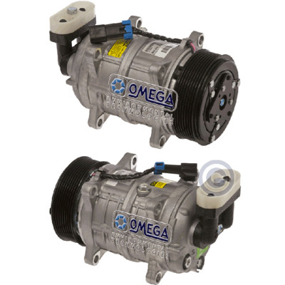 Seltec Compressor Model TM-16HS 12V with 123mm Clutch and Horizontal O-Ring Fitting - 20-10359 by Omega