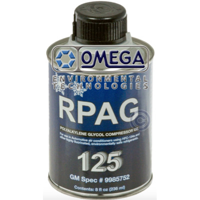 Omega RPAG 125 Polyakylene Glycol Compressor Oil 8 oz. - 41-50055