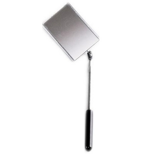 Yellow Jacket 2 in. x 3-1/2 in. Rectangular Telescoping Inspection Mirror with Pocket Clip and Insulated Head - 78103