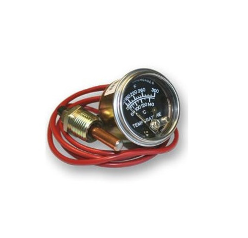 Murphy 140-300F Temperature Swichgage 2 in. w/ 6 Ft Capillary and Plated Steel Case - 20T-300-6-1/2