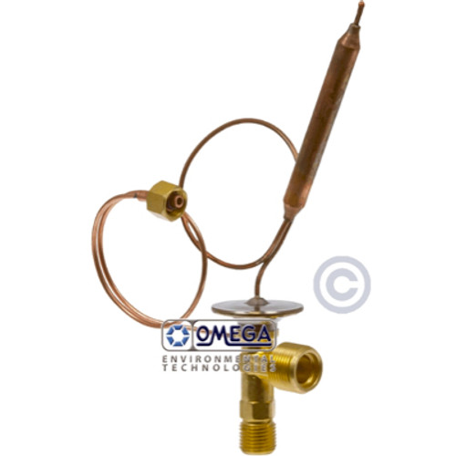 Omega Expansion Valve Right Angle 1.5 Tons O-Ring Fitting - 31-10002