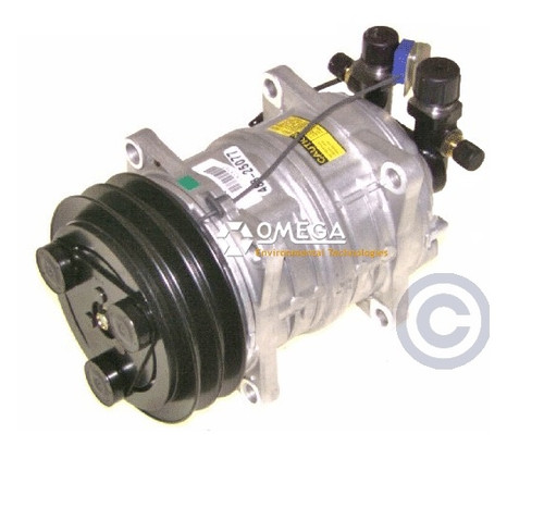 Omega Compressor Model TM-15HD 12V with 135mm Clutch Diameter and Vertical O-Ring Fitting - 20-10298