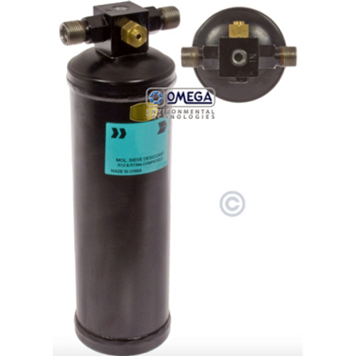 Omega Receiver Drier 2.75 in. Diameter for Case-IH 99, Caterpillar 99, Freightliner 84-89 and Kenworth 87-93 - 37-13511