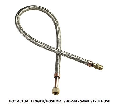 Yellow Jacket Stainless Steel Hose Flare Assembly 3/8 in. x 48 in., Male x Male - 82248